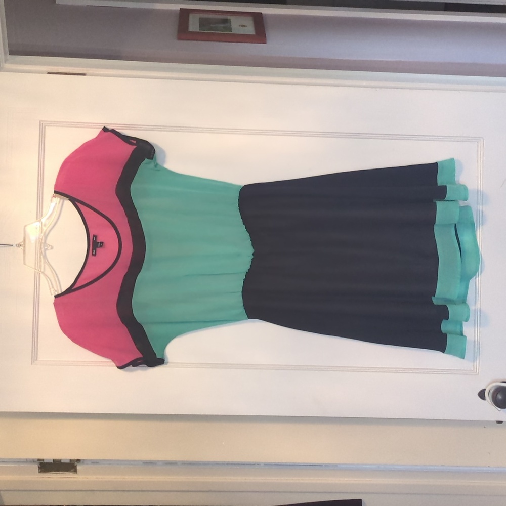 Gap Colorblock Dress Medium